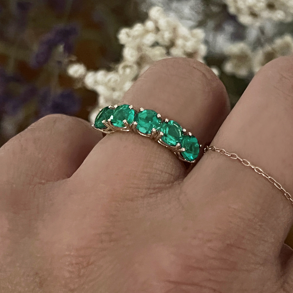 Anillo Frida Esmeralda - Imagen 2