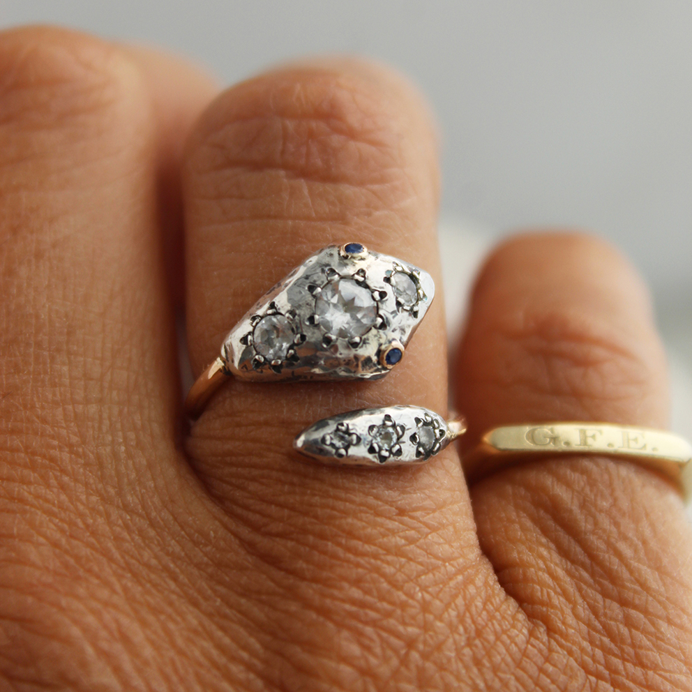 Anillo Serpiente Antigua - Imagen 2